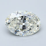 7 Carat Oval - Natural Diamond - 7.04 - J - SI2 - VG - EX - VG