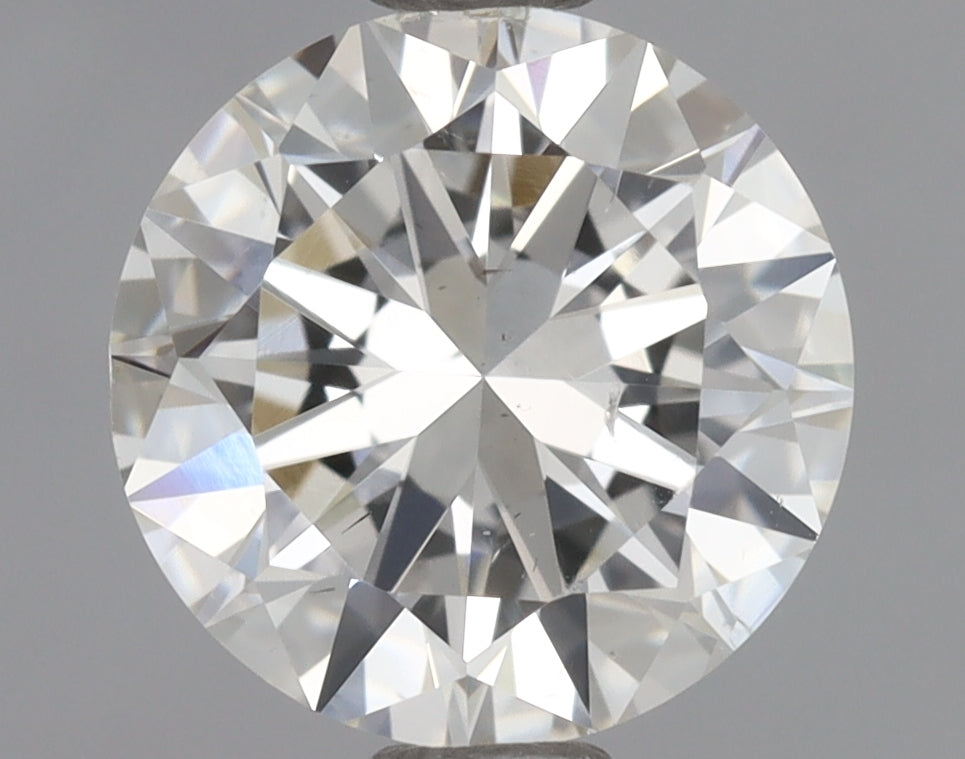 3/4 Carat Round Cut Natural Diamond - H VS2 - 0.87ct - EX Cut Grade