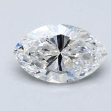 1 Carat MARQUISE - Natural Diamond - 1.04 - E - SI1 - G - G - G
