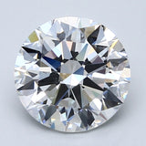 2.5 Carat Round - Natural Diamond - 2.7 - E - SI1 - EX - EX - EX