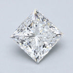 1 Carat Princess Cut Natural Diamond - E VS1 - 1.3ct - VG Cut Grade