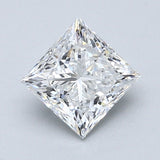 1 Carat Princess Cut Natural Diamond - E VS1 - 1.3ct - VG Cut Grade