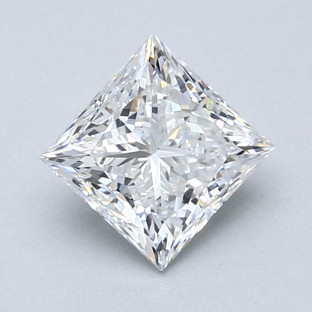 1 Carat Princess Cut Natural Diamond - E VS1 - 1.3ct - VG Cut Grade