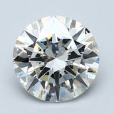 2 Carat Round - Natural Diamond - 1.97 - H - VS1 - EX - EX - EX