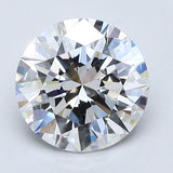 2 Carat Round - Natural Diamond - 2.01 - E - IF - EX - EX - VG