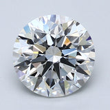 2 Carat Round - Natural Diamond - 2.02 - G - VS1 - EX - EX - EX