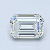 1 Carat Emerald - Natural Diamond - 1.3 - J - VVS1 - VG - EX - EX