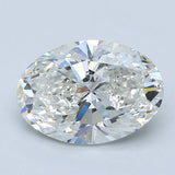 3 Carat Oval - Natural Diamond - 3.01 - H - SI1 - EX - EX - EX