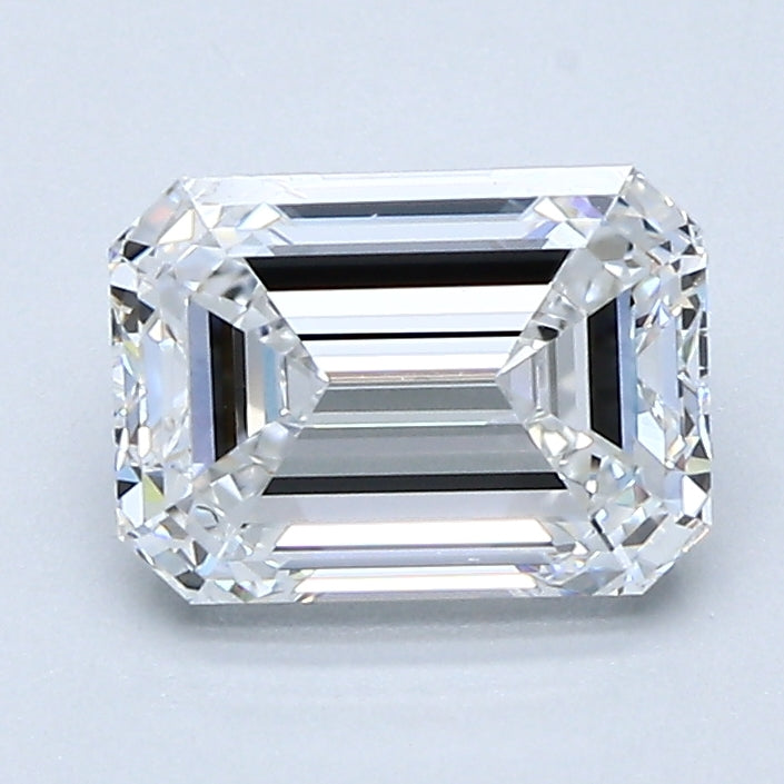 1.5 Carat Emerald Cut Natural Diamond - D VVS2 - 1.5ct - VG Cut Grade