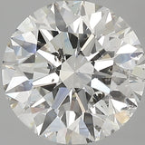 2.5 Carat Round - Natural Diamond - 2.51 - I - SI2 - EX - EX - EX