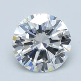 1.5 Carat Round - Natural Diamond - 1.62 - G - VVS2 - VG - G - VG