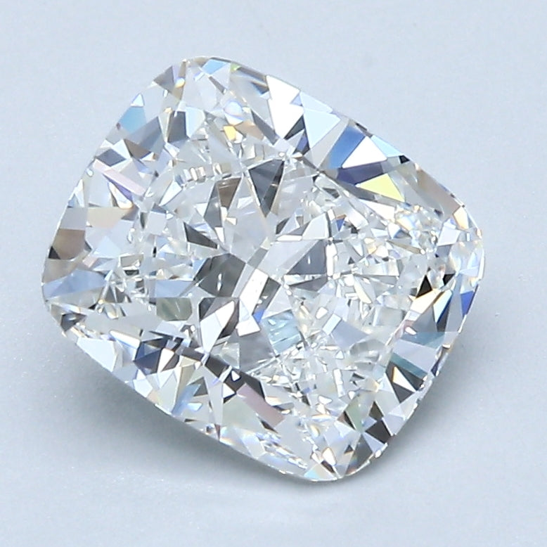 2 Carat Cushion Cut Natural Diamond - F VS2 - 2.0ct - VG Cut Grade