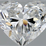 1 Carat Heart - Natural Diamond - 1.01 - F - VS2 - EX - VG