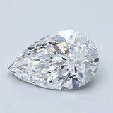 1.5 Carat Pear - Natural Diamond - 1.71 - D - SI2 - VG - EX - EX