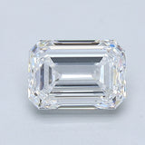 1.5 Carat Emerald - Natural Diamond - 1.7 - D - VS2 - VG - EX - EX