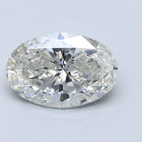 2 Carat Oval - Natural Diamond - 2.01 - H - SI2 - EX - VG