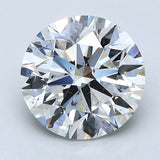 3 Carat Round - Natural Diamond - 3.01 - G - SI1 - EX - EX - VG
