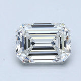 1 Carat Emerald - Natural Diamond - 1.31 - G - VS2 - VG - EX - EX