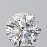 1.5 Carat Round - Natural Diamond - 1.7 - F - SI1 - EX - EX - EX