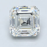 2.5 Carat Asscher Cut Natural Diamond - G SI1 - 2.5ct - EX Cut Grade