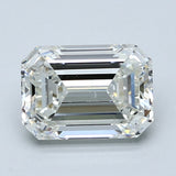 2.5 Carat Emerald - Natural Diamond - 2.51 - J - SI1 - VG - EX - EX