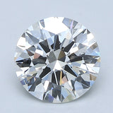 2 Carat Round - Natural Diamond - 1.9 - H - VS1 - EX - EX - EX