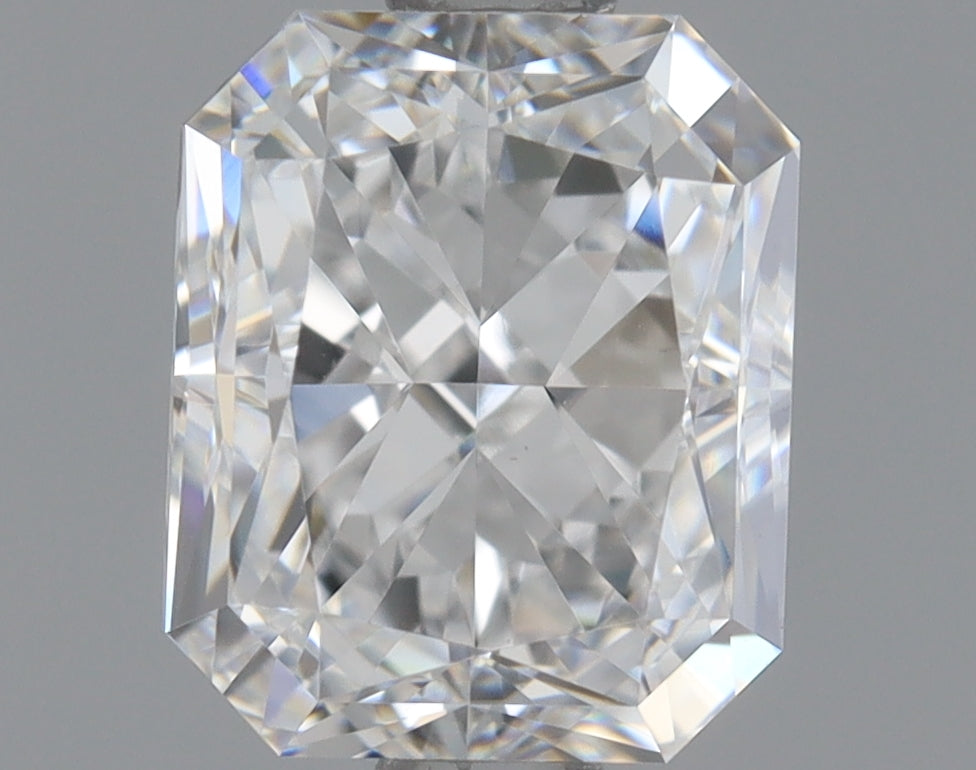 1 Carat Radiant Cut Natural Diamond - D VVS2 - 1.01ct - EX Cut Grade