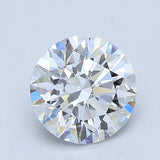 1.5 Carat Round - Natural Diamond - 1.51 - E - VVS2 - EX - EX - EX