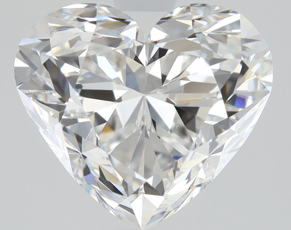 2 Carat Heart Shape Cut Natural Diamond - E VVS2 - 2.01ct - EX Cut Grade