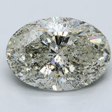 4.5 Carat Oval - Natural Diamond - 4.51 - L - I2 - G - VG - VG