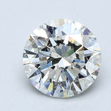 2 Carat Round - Natural Diamond - 2 - H - SI2 - VG - EX - VG