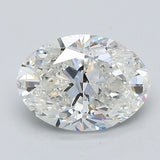 2.5 Carat Oval - Natural Diamond - 2.52 - H - SI2 - EX - EX