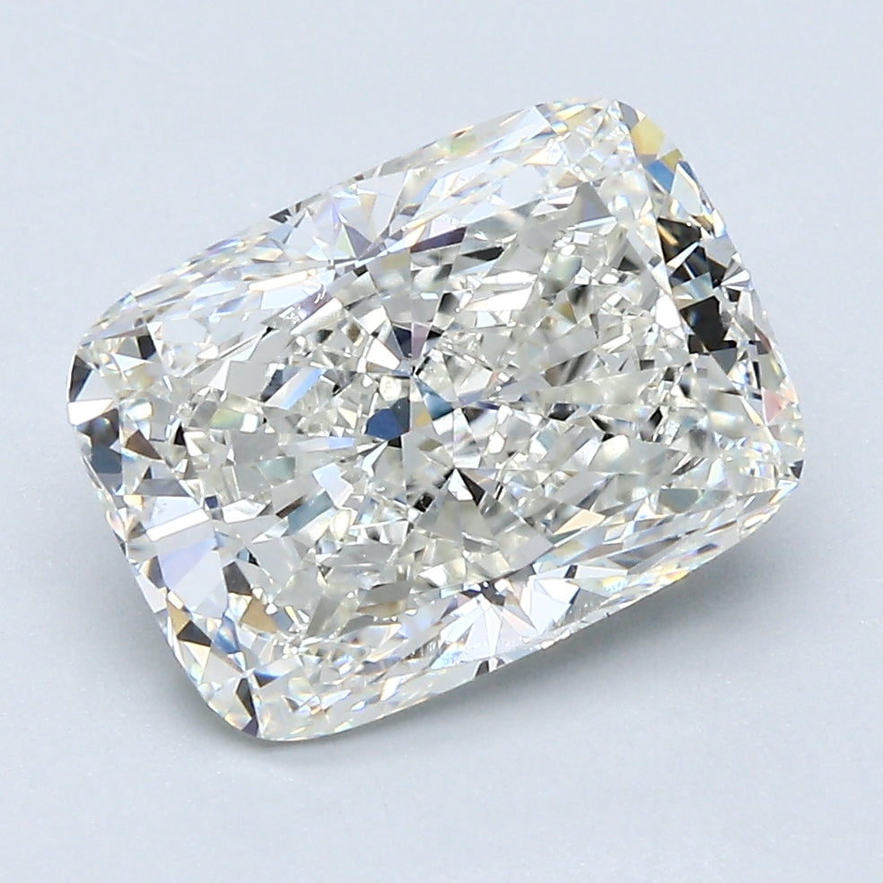 3.5 Carat Cushion Cut Natural Diamond - H SI1 - 3.5ct - EX Cut Grade