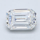 1.5 Carat Emerald Cut Natural Diamond - E VS1 - 1.5ct - EX Cut Grade