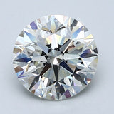 2 Carat Round - Natural Diamond - 2.01 - I - VS2 - EX - EX - EX