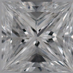 1/2 Carat Princess Cut Natural Diamond - D VVS1 - 0.59ct - VG Cut Grade