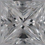 1/2 Carat Princess Cut Natural Diamond - D VVS1 - 0.59ct - VG Cut Grade