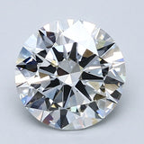 2 Carat Round - Natural Diamond - 2.04 - D - VS1 - EX - EX - EX