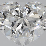 1 Carat Heart - Natural Diamond - 1.01 - E - VS2 - EX - EX