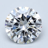 2 Carat Natural Diamond - Round - 2.3 - D - VVS2