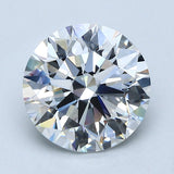 3.5 Carat Round - Natural Diamond - 3.52 - F - VS1 - EX - EX - EX