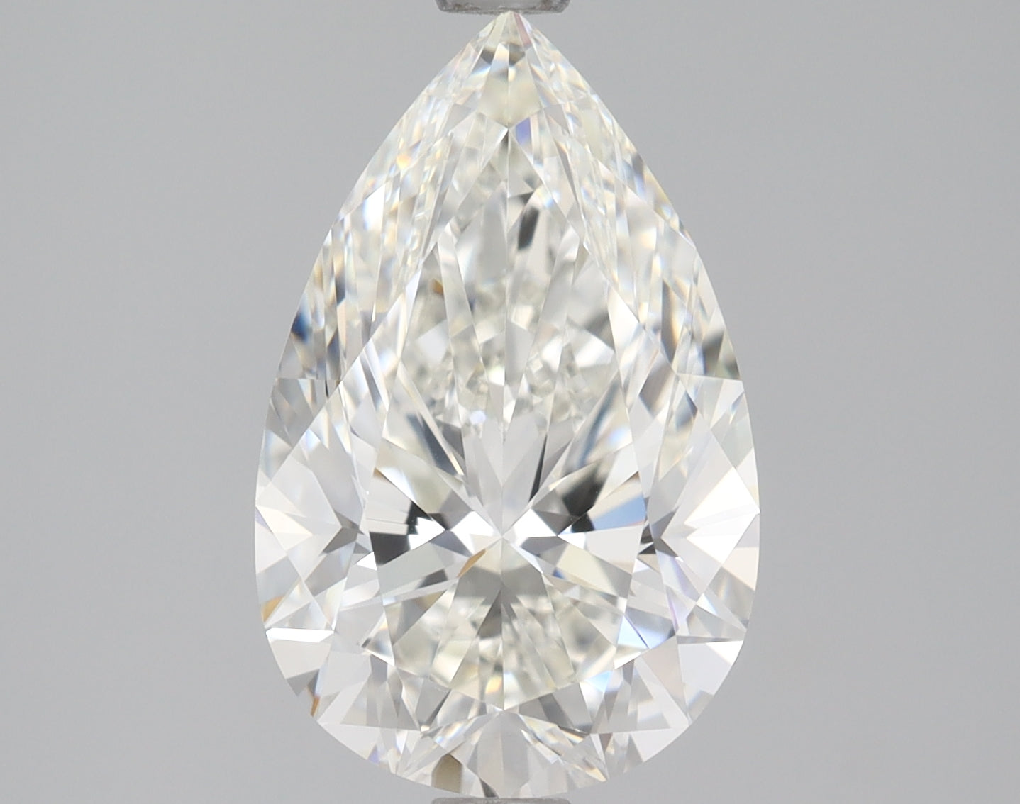 2 Carat Pear Shape Cut Natural Diamond - H IF - 2.1ct - VG Cut Grade
