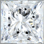 4.5 Carat Princess Cut Natural Diamond - F SI2 - 4.51ct - VG Cut Grade