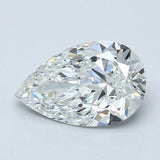 1.5 Carat Natural Diamond - PEAR - 1.51 - E - SI1