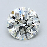 1.5 Carat Round Cut Natural Diamond - J VS2 - 1.68ct - EX Cut Grade