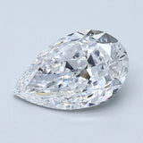 2.5 Carat Pear - Natural Diamond - 2.51 - D - SI2 - VG - EX - EX