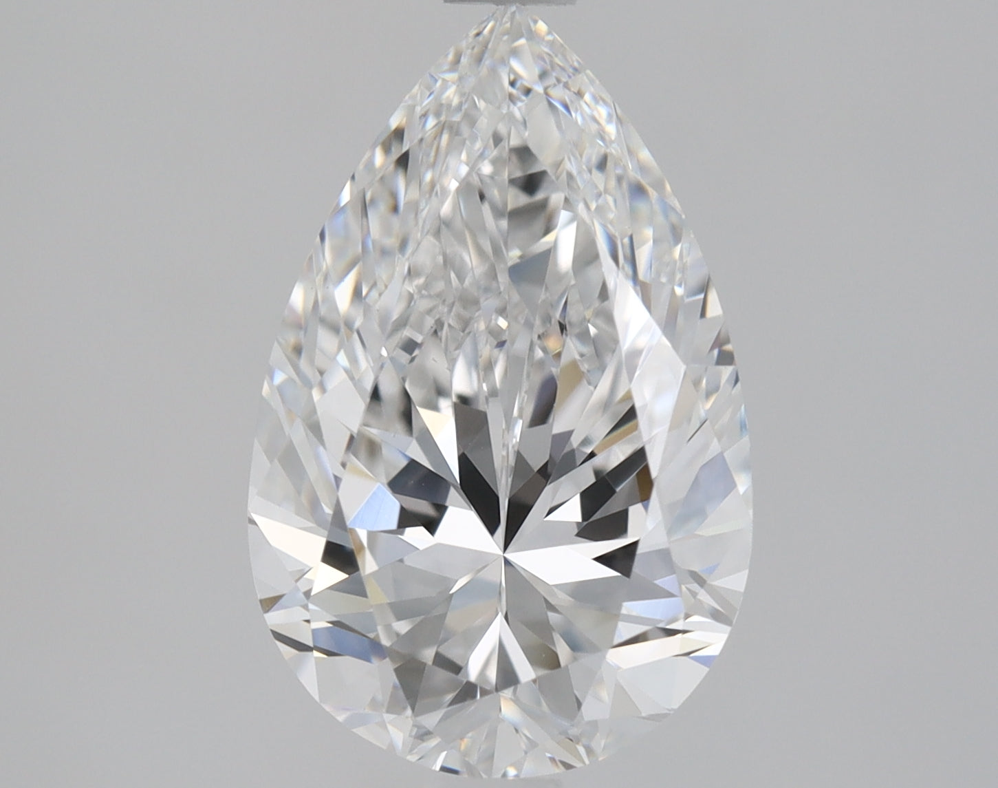 2 Carat Pear Shape Cut Natural Diamond - D VS1 - 2.01ct - EX Cut Grade