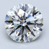 3.5 Carat Round - Natural Diamond - 3.7 - H - VS1 - EX - EX - EX