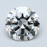 3 Carat Round - Natural Diamond - 2.82 - I - VVS2 - EX - EX - EX
