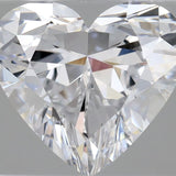1.5 Carat Heart Shape Cut Natural Diamond - D VVS2 - 1.7ct - VG Cut Grade